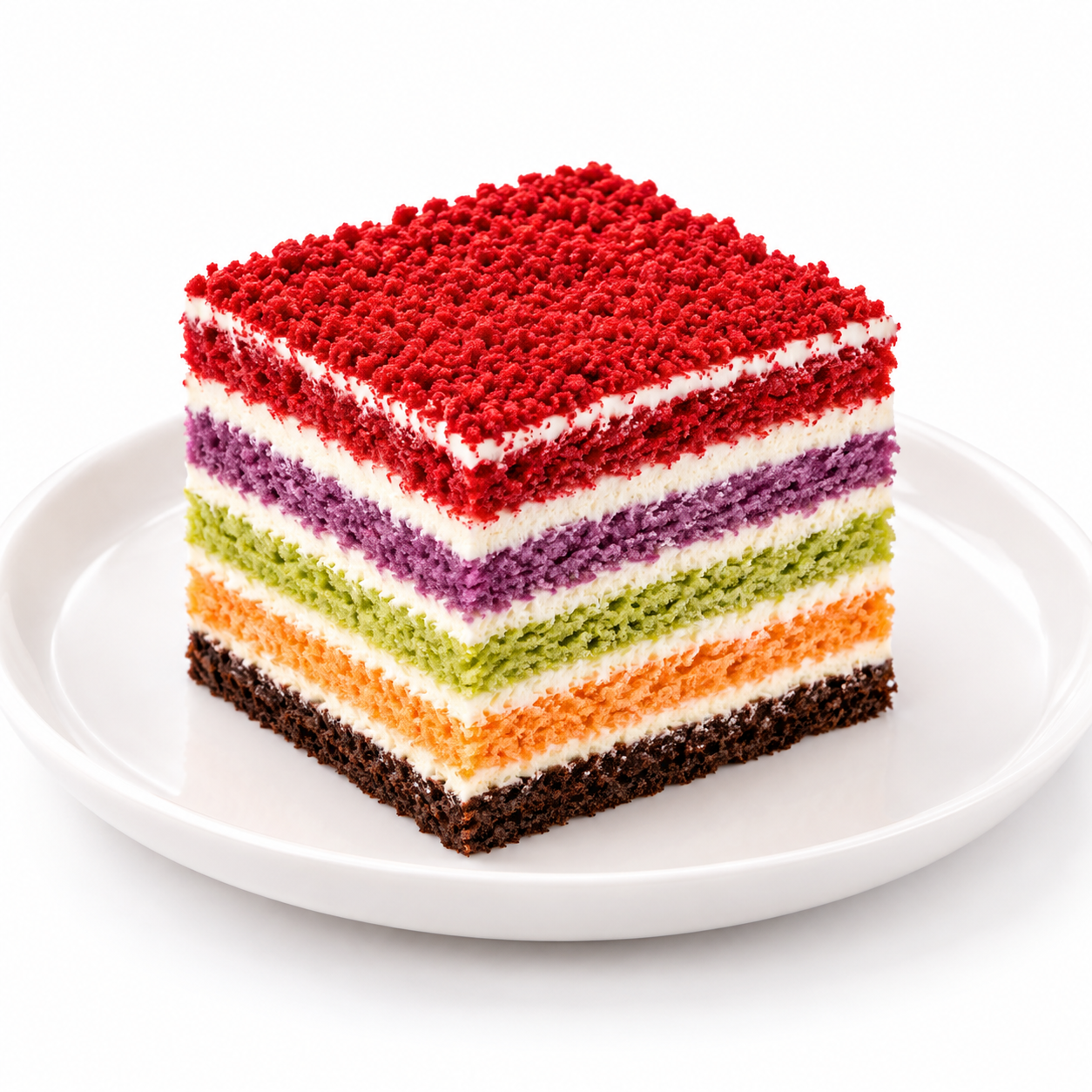 Regenboog taart
